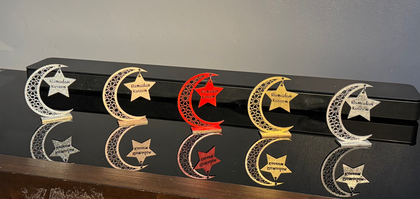 Ramadan Kareem Crescent Moon Decor