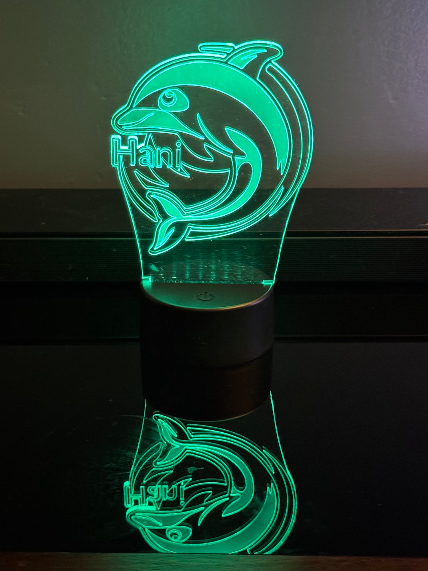 Personalized Dolphin night light