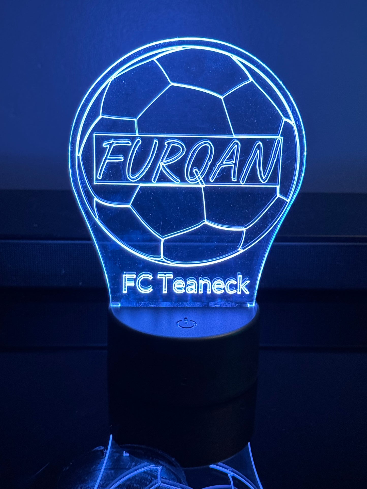 Personalized Soccer Ball Night Light