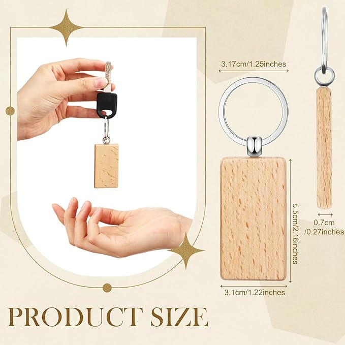 Wooden Keychain | Gift for Him | Her | Father's Day | Birthday | Anniversary | Mother's Day | Personalized gift (Copy)