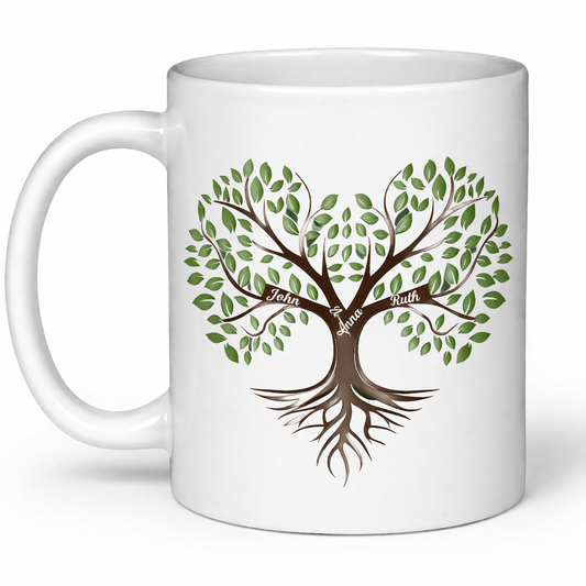 Personalized Family Tree Mug for Mother’s Day or Father’s Day