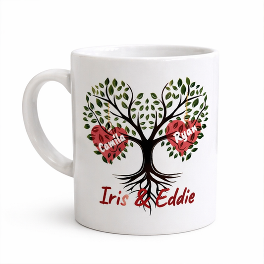 Personalized Family Tree Mug for Mother’s Day or Father’s Day